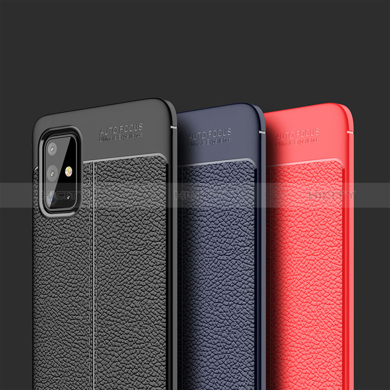 Funda Silicona Goma de Cuero Carcasa WL1 para Samsung Galaxy A71 5G