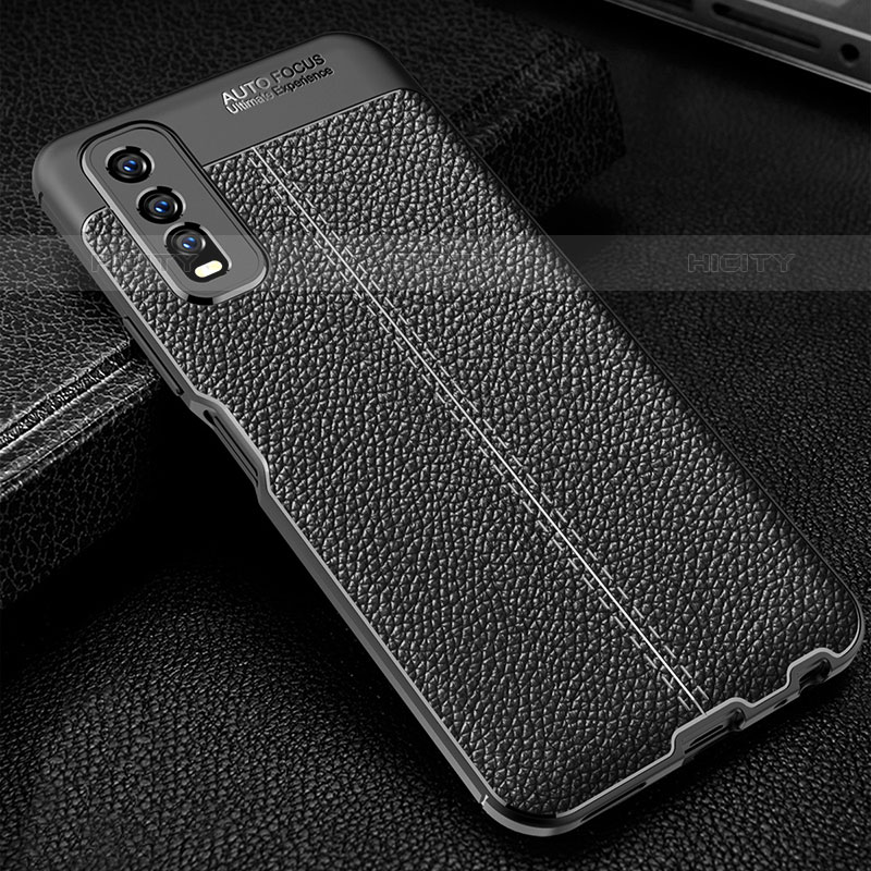 Funda Silicona Goma de Cuero Carcasa WL1 para Vivo iQOO U1