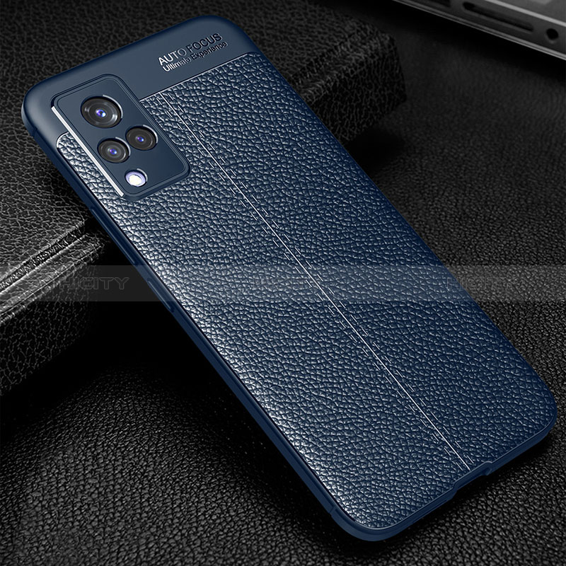 Funda Silicona Goma de Cuero Carcasa WL1 para Vivo V21 5G