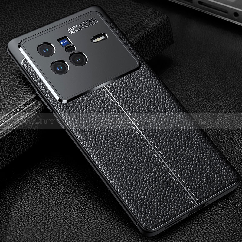 Funda Silicona Goma de Cuero Carcasa WL1 para Vivo X80 5G