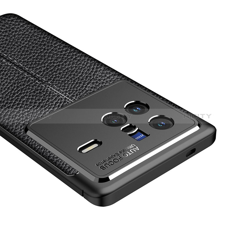 Funda Silicona Goma de Cuero Carcasa WL1 para Vivo X80 5G