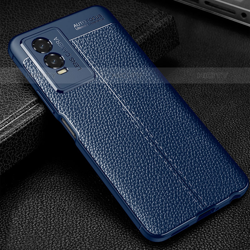 Funda Silicona Goma de Cuero Carcasa WL1 para Vivo Y74s 5G