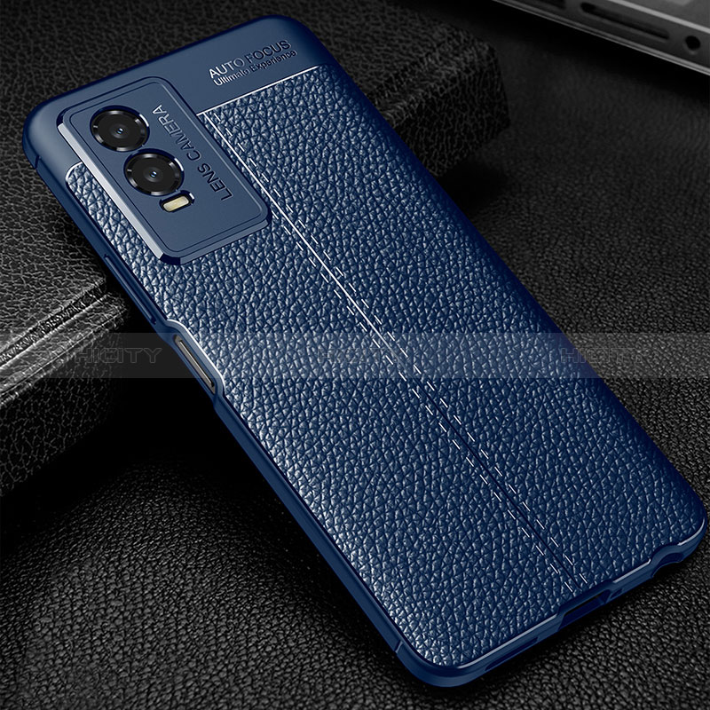 Funda Silicona Goma de Cuero Carcasa WL1 para Vivo Y76s 5G