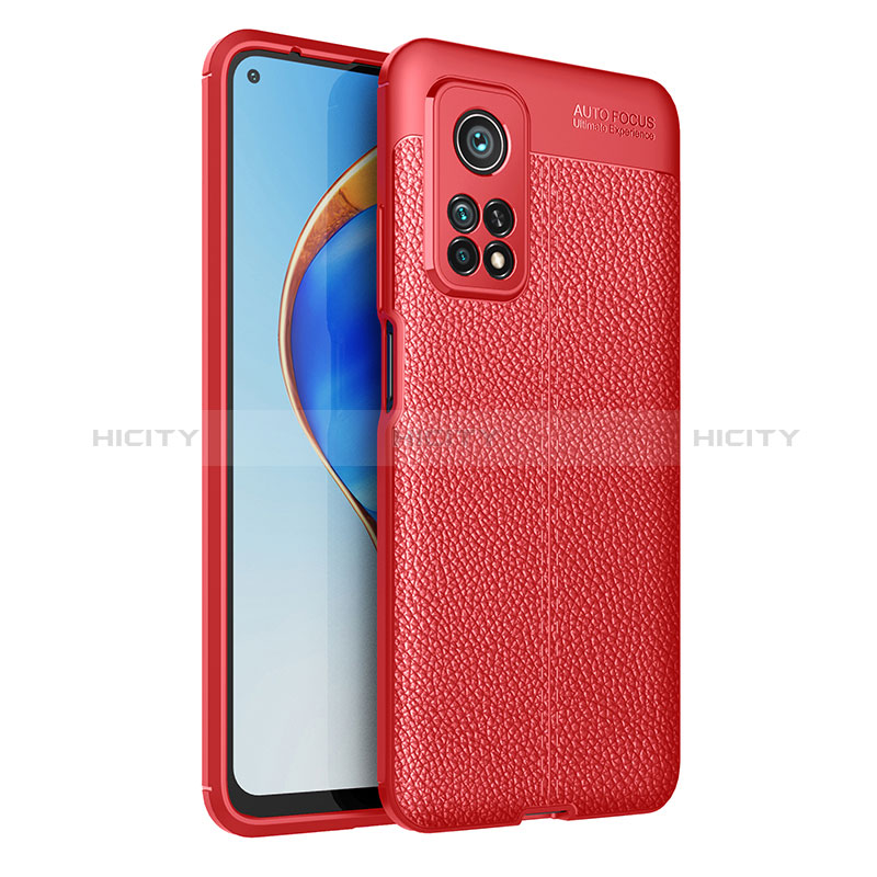 Funda Silicona Goma de Cuero Carcasa WL1 para Xiaomi Mi 10T Pro 5G Rojo