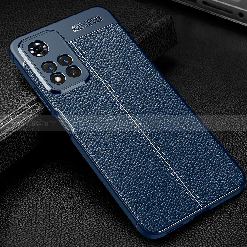 Funda Silicona Goma de Cuero Carcasa WL1 para Xiaomi Mi 11i 5G (2022) Azul