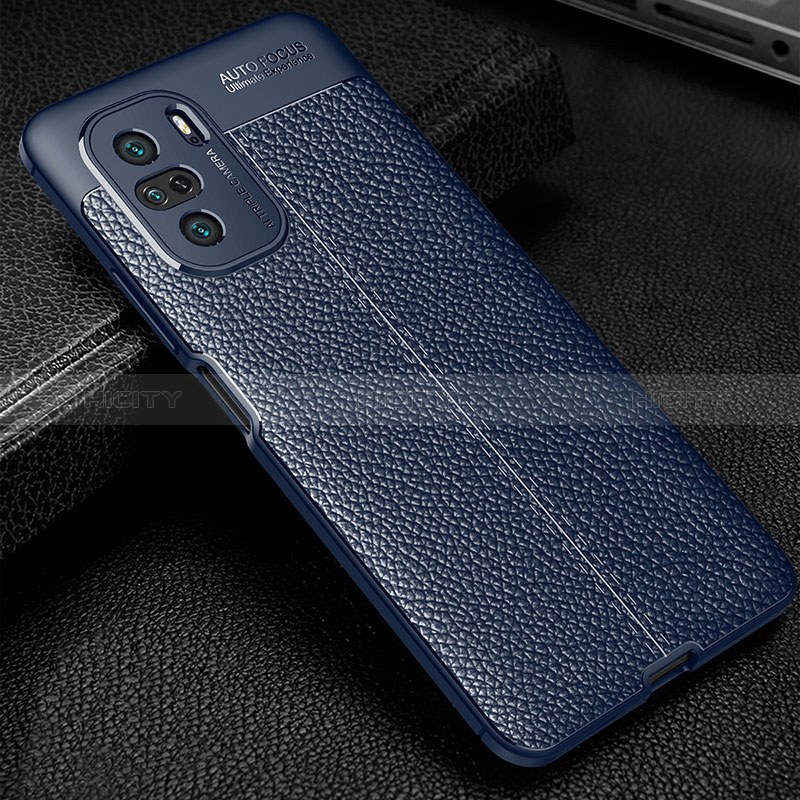 Funda Silicona Goma de Cuero Carcasa WL1 para Xiaomi Mi 11i 5G Azul