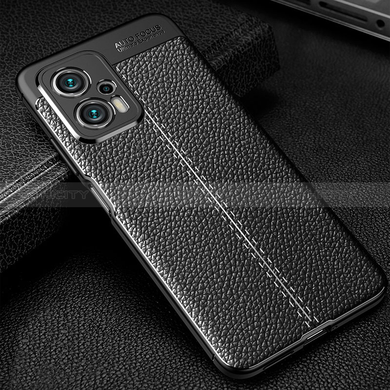 Funda Silicona Goma de Cuero Carcasa WL1 para Xiaomi Poco X4 GT 5G Negro