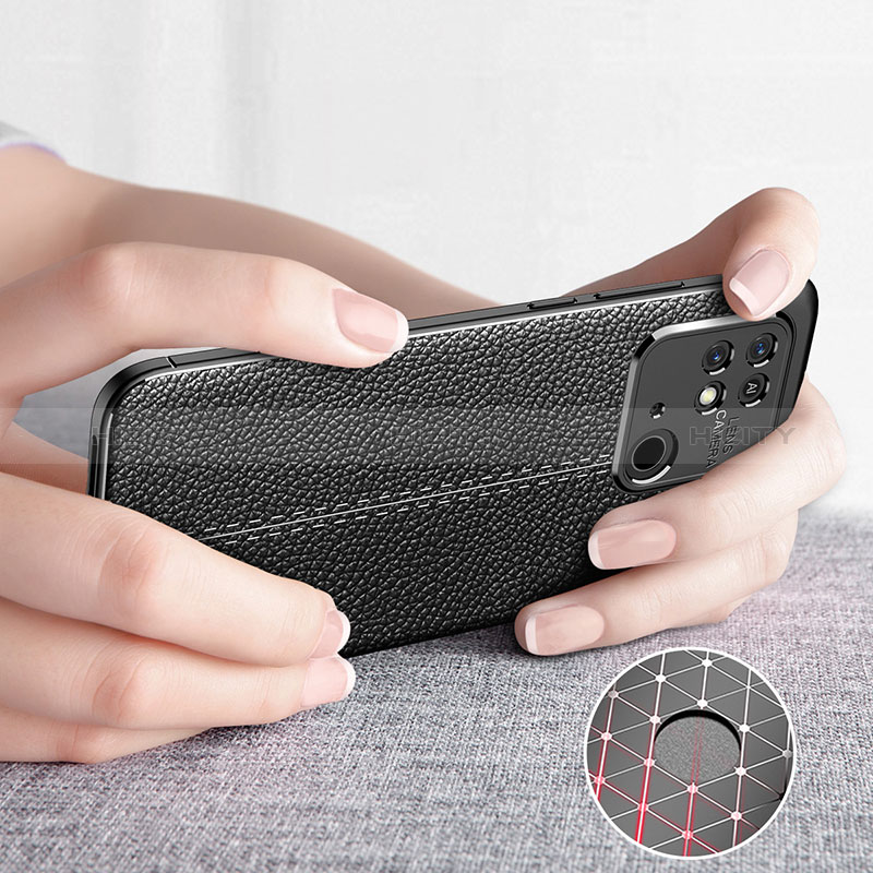 Funda Silicona Goma de Cuero Carcasa WL1 para Xiaomi Redmi 10 Power