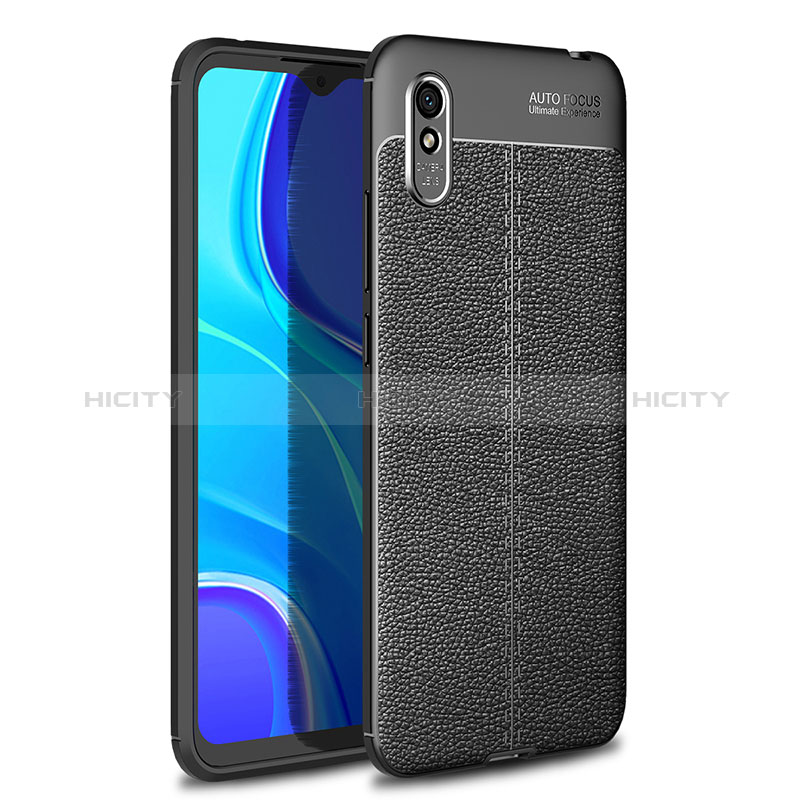 Funda Silicona Goma de Cuero Carcasa WL1 para Xiaomi Redmi 9A