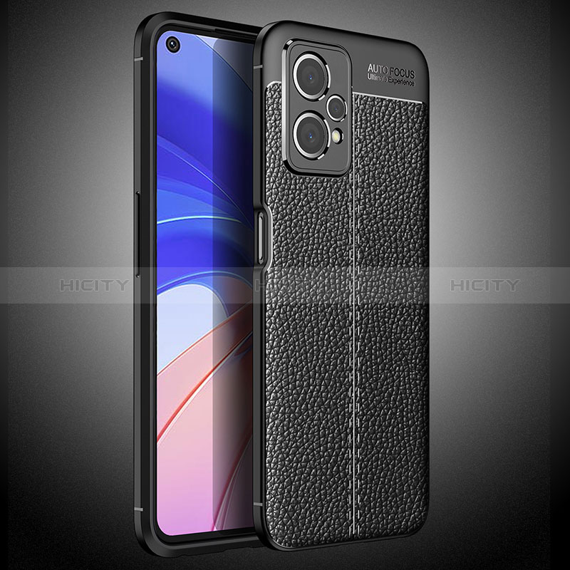 Funda Silicona Goma de Cuero Carcasa WL2 para Realme Q5 5G Negro