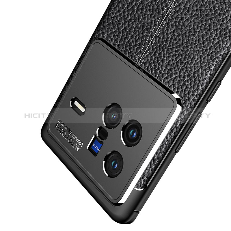 Funda Silicona Goma de Cuero Carcasa WL2 para Vivo X80 5G