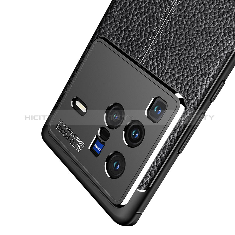 Funda Silicona Goma de Cuero Carcasa WL2 para Vivo X80 Pro 5G