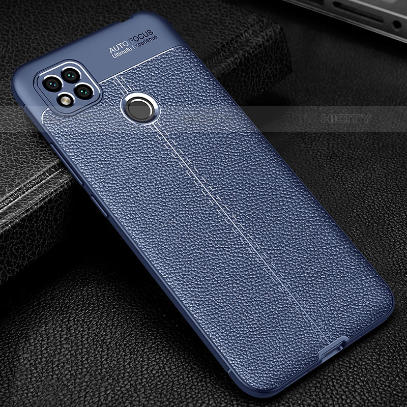 Funda Silicona Goma de Cuero Carcasa WL2 para Xiaomi Redmi 10A 4G Azul