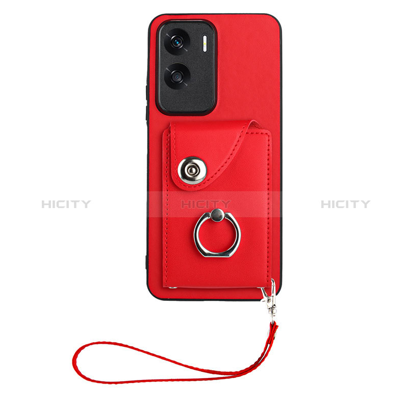 Funda Silicona Goma de Cuero Carcasa XK1 para Huawei Honor 90 Lite 5G Rojo