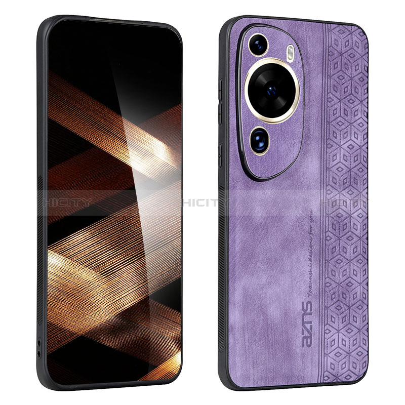 Funda Silicona Goma de Cuero Carcasa YZ1 para Huawei P60 Art