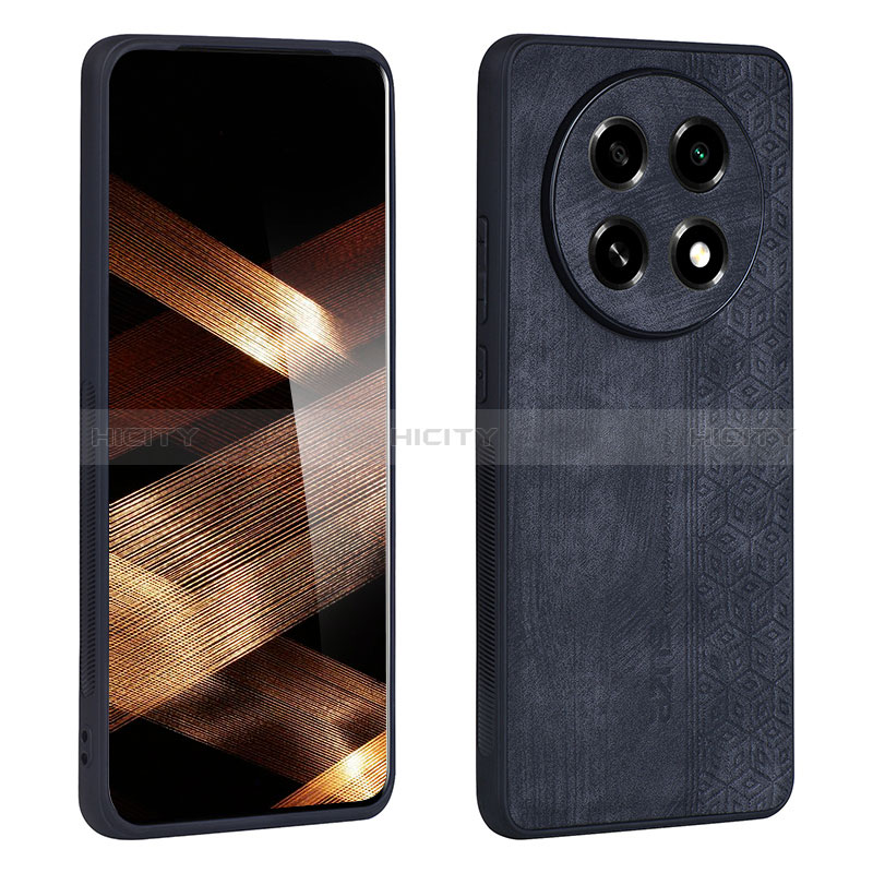 Funda Silicona Goma de Cuero Carcasa YZ1 para Oppo A2 Pro 5G Negro