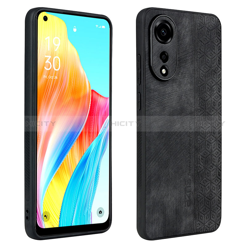 Funda Silicona Goma de Cuero Carcasa YZ1 para Oppo A78 4G