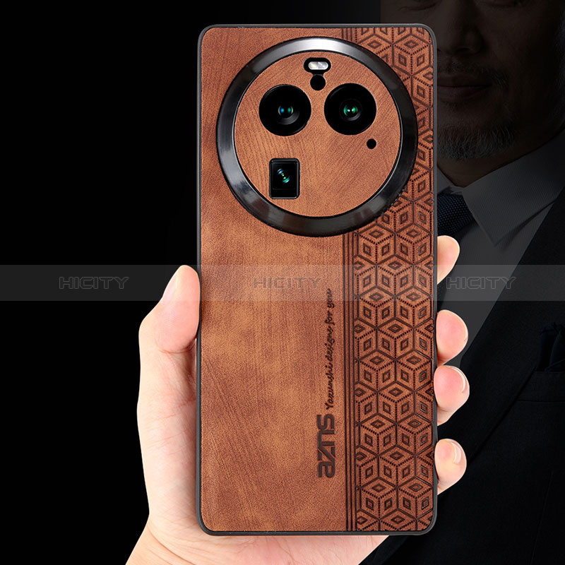 Funda Silicona Goma de Cuero Carcasa YZ1 para Oppo Find X6 Pro 5G