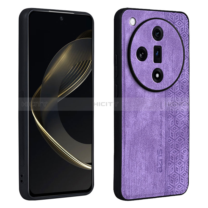 Funda Silicona Goma de Cuero Carcasa YZ1 para Oppo Find X7 5G