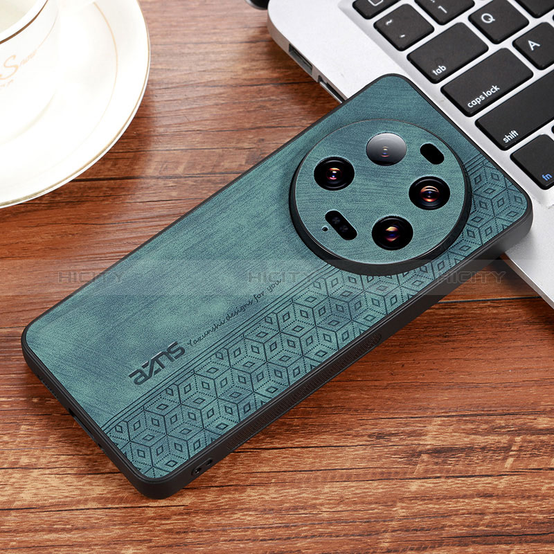 Funda Silicona Goma de Cuero Carcasa YZ1 para Xiaomi Mi 13 Ultra 5G Verde