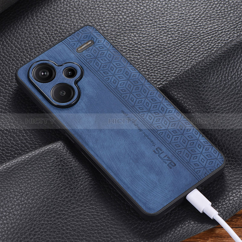 Funda Silicona Goma de Cuero Carcasa YZ1 para Xiaomi Redmi Note 13 Pro+ Plus 5G