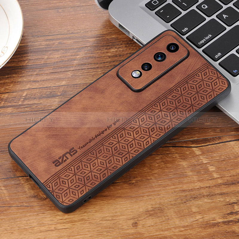 Funda Silicona Goma de Cuero Carcasa YZ2 para Huawei Honor 80 GT 5G Marron