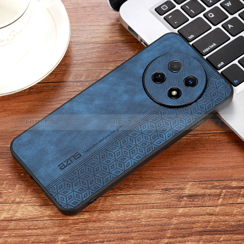 Funda Silicona Goma de Cuero Carcasa YZ2 para Huawei Nova Y91 Azul