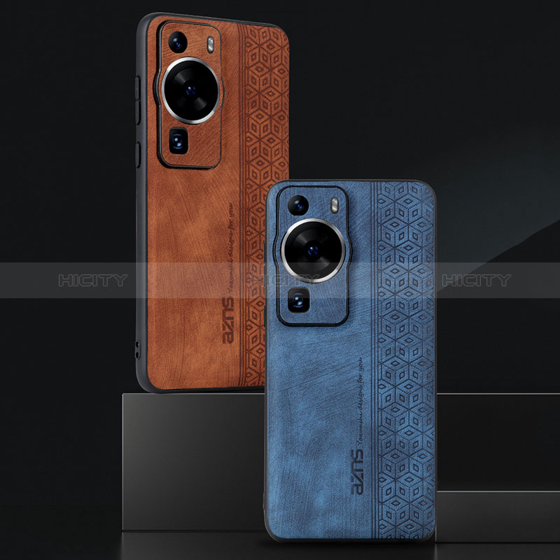 Funda Silicona Goma de Cuero Carcasa YZ2 para Huawei P60 Pro