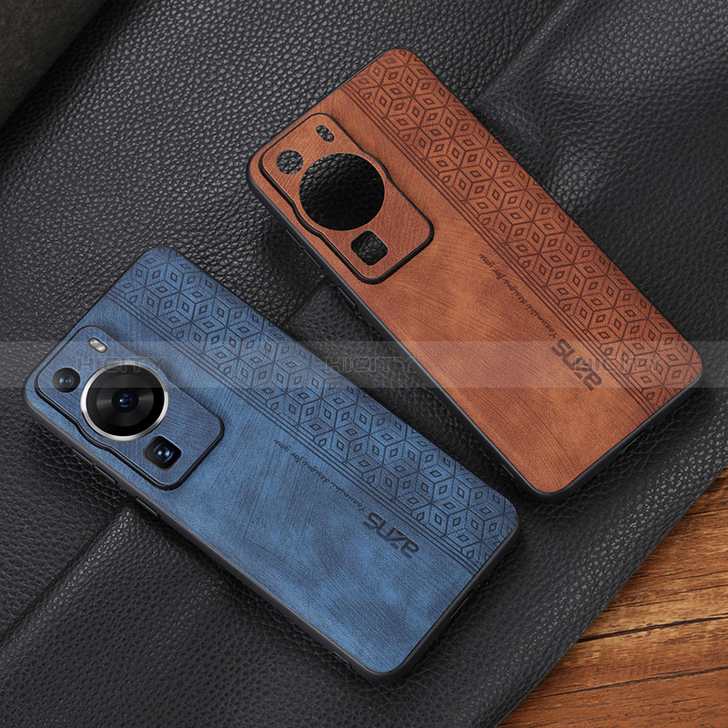 Funda Silicona Goma de Cuero Carcasa YZ2 para Huawei P60 Pro