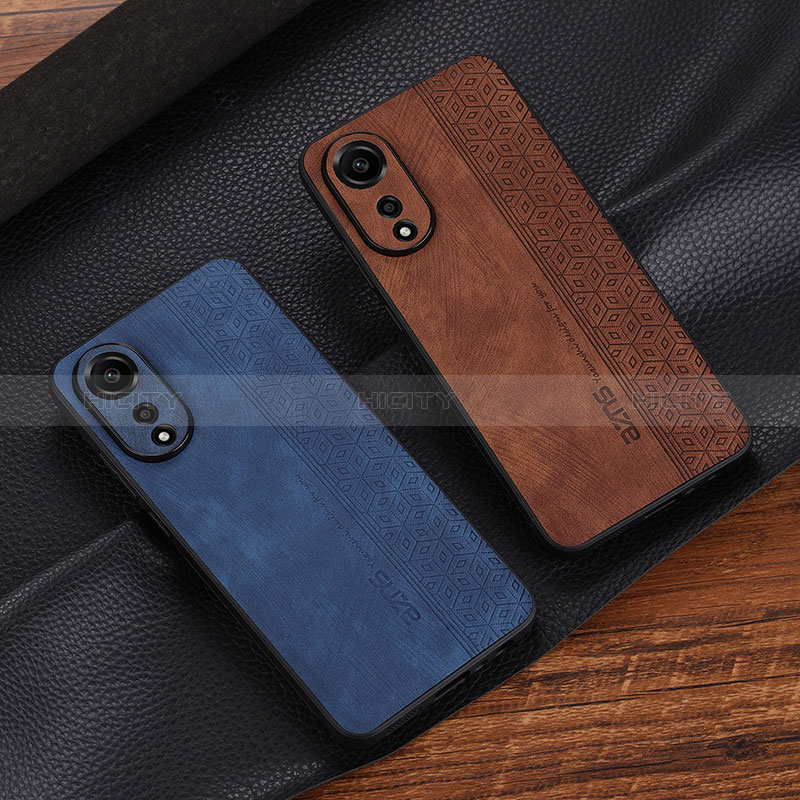 Funda Silicona Goma de Cuero Carcasa YZ2 para Oppo A78 4G