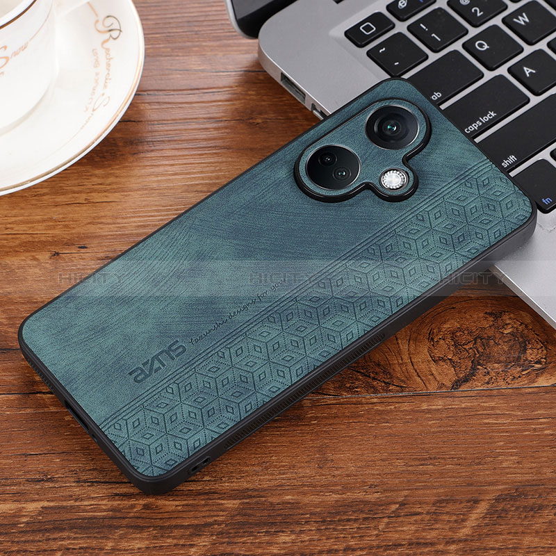 Funda Silicona Goma de Cuero Carcasa YZ2 para Oppo K11 5G Verde