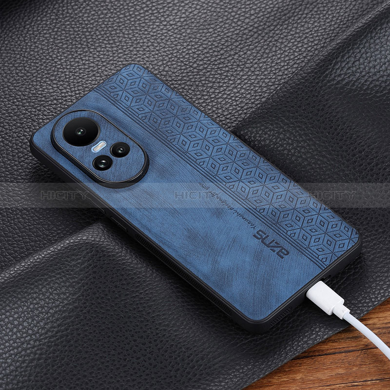 Funda Silicona Goma de Cuero Carcasa YZ2 para Oppo Reno10 5G