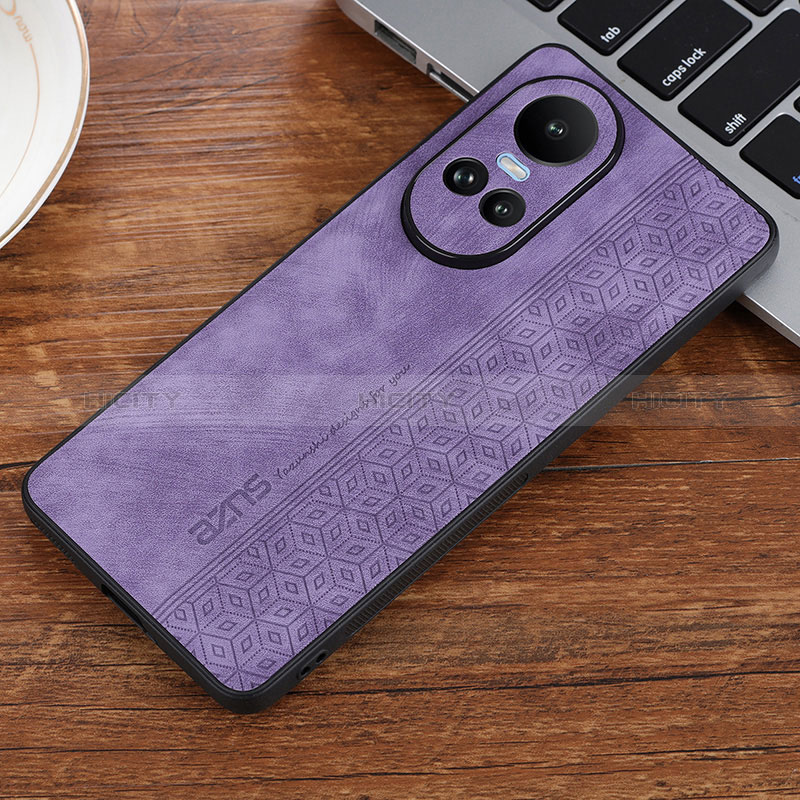 Funda Silicona Goma de Cuero Carcasa YZ2 para Oppo Reno10 5G