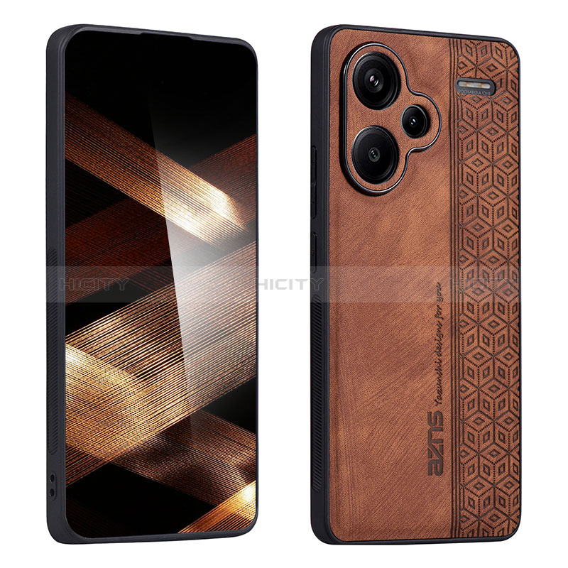 Funda Silicona Goma de Cuero Carcasa YZ2 para Xiaomi Redmi Note 13 Pro+ Plus 5G