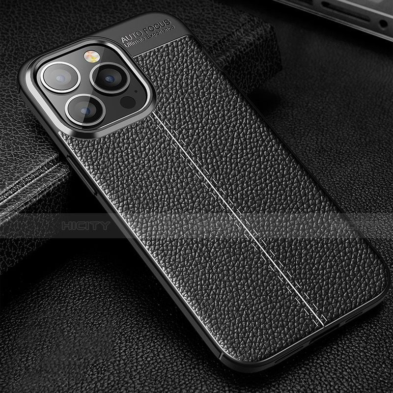 Funda Silicona Goma de Cuero Carcasa Z01 para Apple iPhone 13 Pro