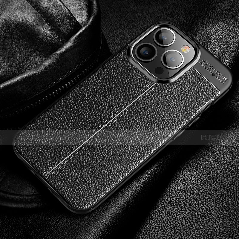 Funda Silicona Goma de Cuero Carcasa Z01 para Apple iPhone 13 Pro