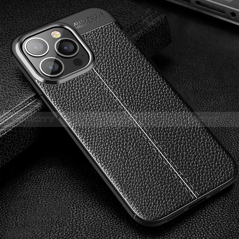 Funda Silicona Goma de Cuero Carcasa Z01 para Apple iPhone 14 Pro