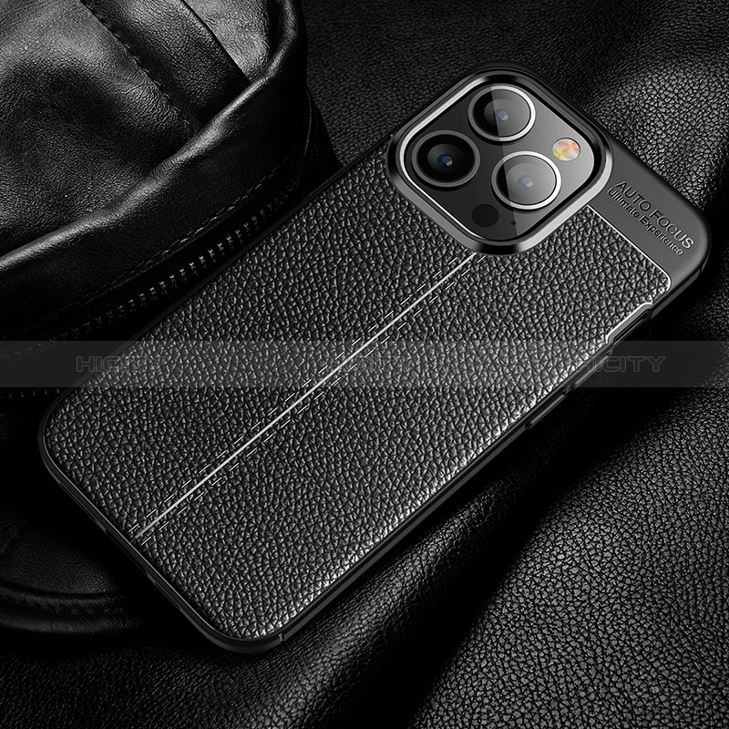 Funda Silicona Goma de Cuero Carcasa Z01 para Apple iPhone 14 Pro