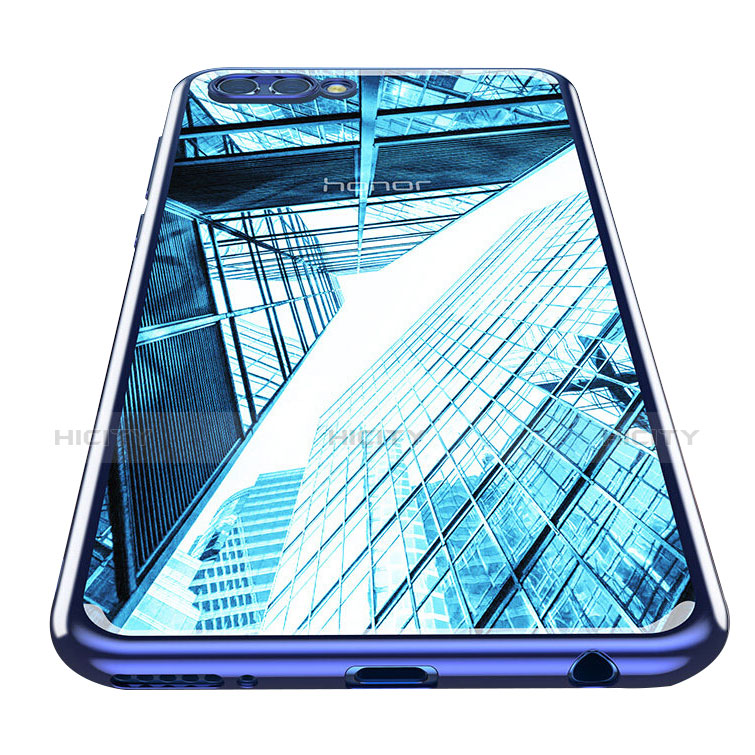 Funda Silicona Goma Espejo M01 para Huawei Honor View 10 Azul