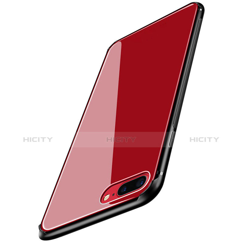 Funda Silicona Goma Espejo M03 para Apple iPhone 8 Plus Rojo