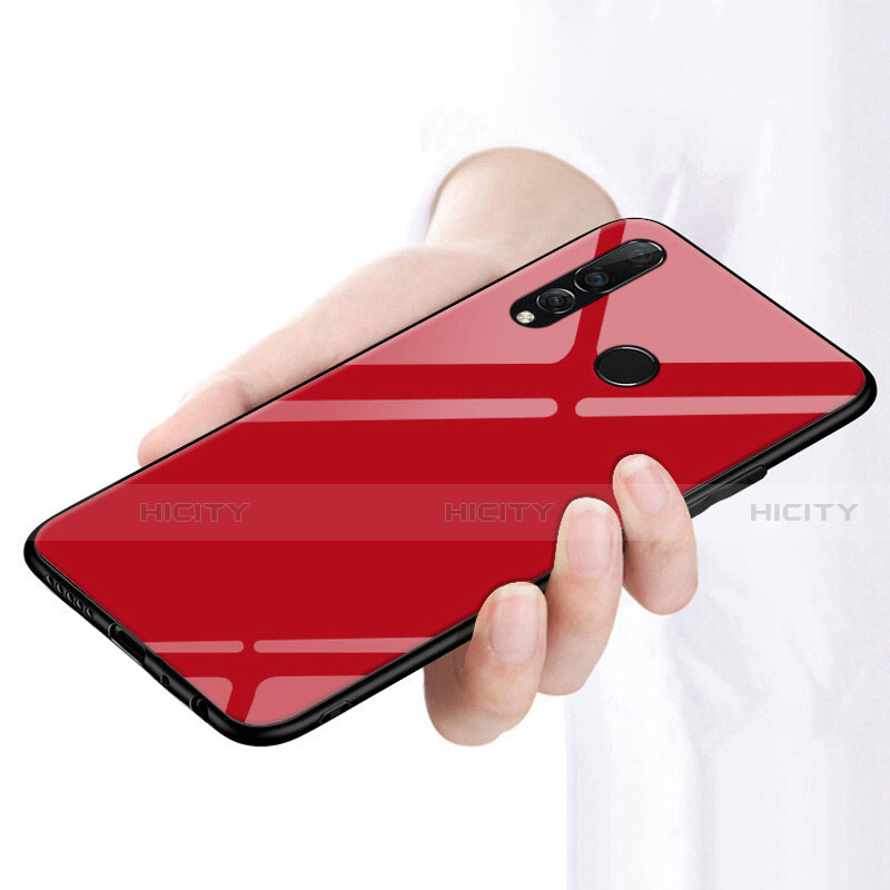 Funda Silicona Goma Espejo para Huawei P Smart+ Plus (2019) Rojo