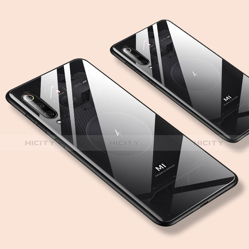 Funda Silicona Goma Espejo para Xiaomi Mi 9 Pro Negro