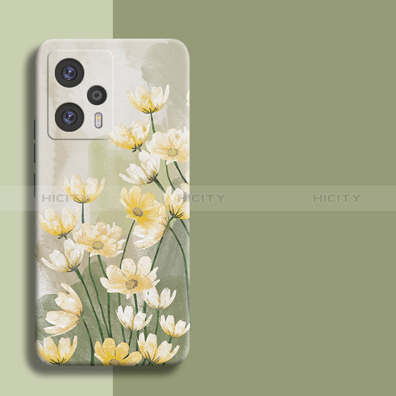 Funda Silicona Goma Flores para Xiaomi Poco F5 5G