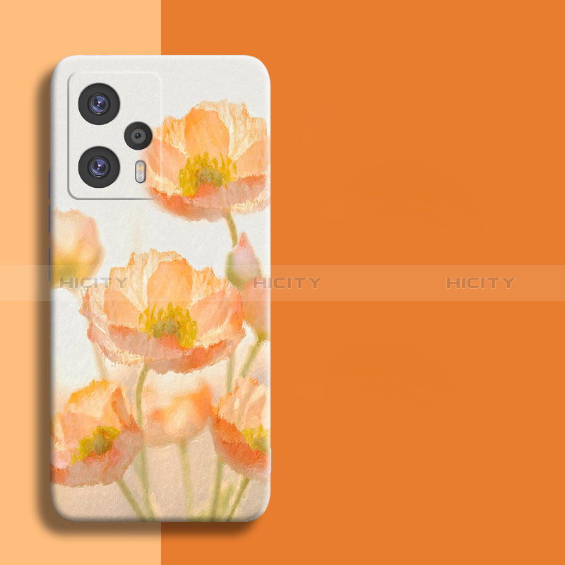 Funda Silicona Goma Flores para Xiaomi Poco F5 5G