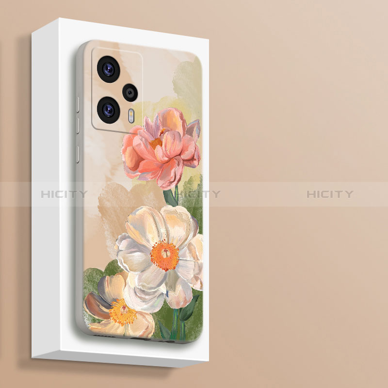 Funda Silicona Goma Flores para Xiaomi Poco F5 5G