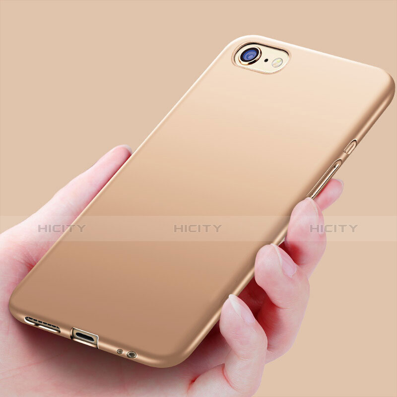 Funda Silicona Goma Gel para Apple iPhone 8 Oro