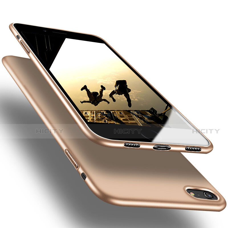 Funda Silicona Goma Gel para Apple iPhone SE (2020) Oro