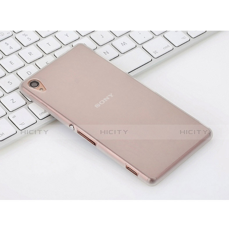 Funda Silicona Goma Mate para Sony Xperia Z3 Blanco