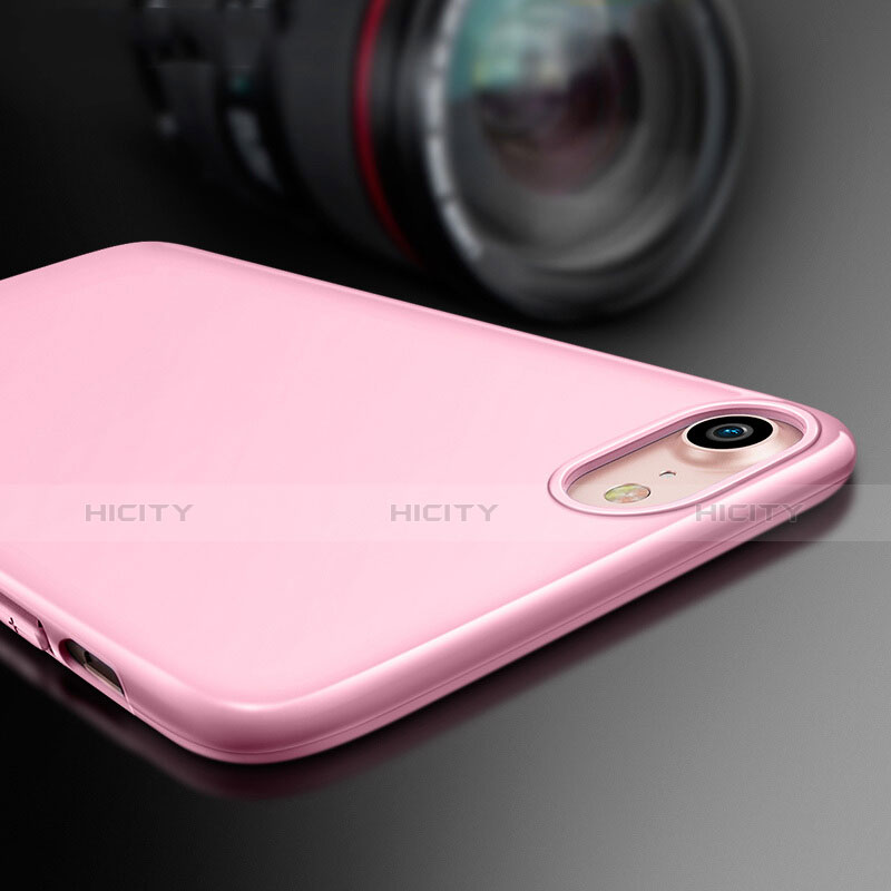 Funda Silicona Goma para Apple iPhone 8 Rosa