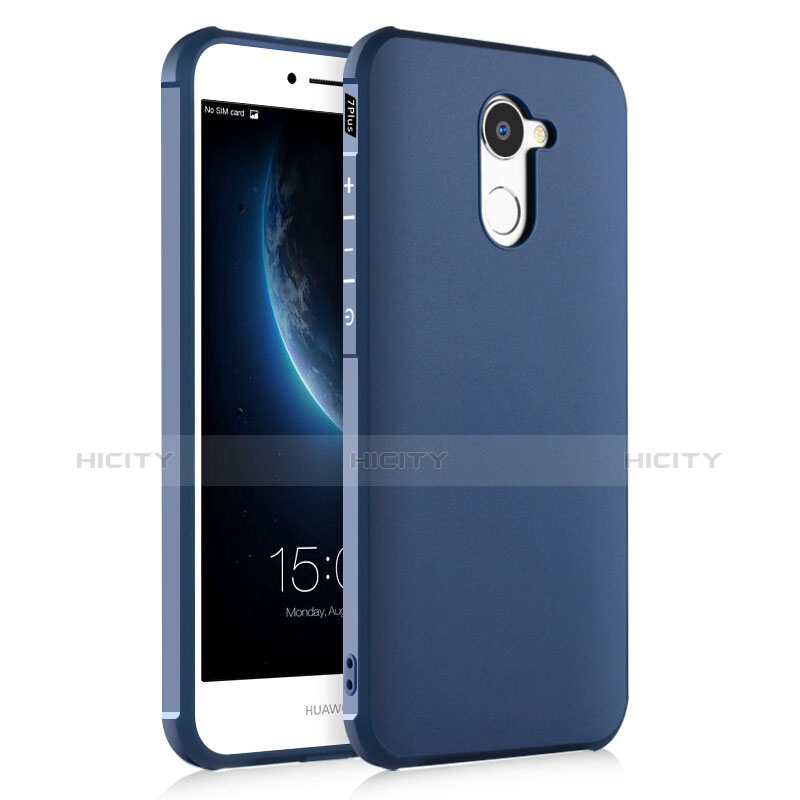 Funda Silicona Goma para Huawei Y7 Prime Azul